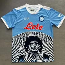 21/22 Noples Sky Blue Maillot De Football Blanc Edition commemorative Fans Soccer Jersey