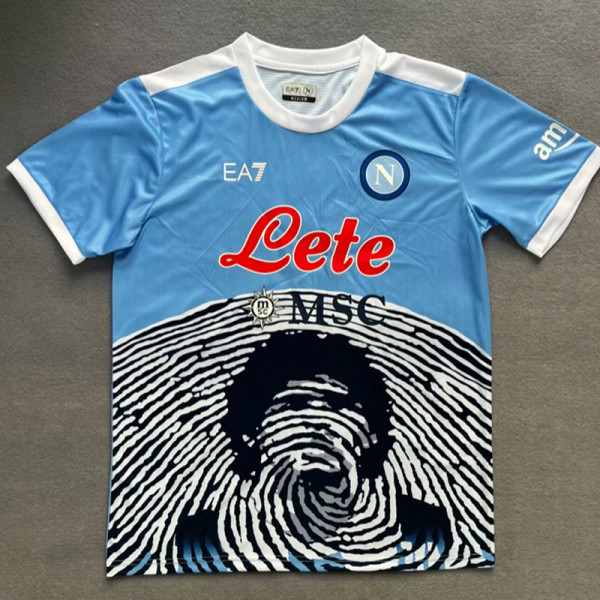 21/22 Noples Sky Blue Maillot De Football Blanc Edition commemorative Fans Soccer Jersey