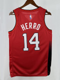 24/25 HEAT HERRO # 14 Red Top Quality Hot Pressing Retro NBA Jersey