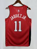 24/25 HEAT JAQUEZ JR. # 11 Red Top Quality Hot Pressing Retro NBA Jersey