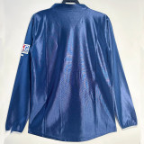 2001/2002 PSG Home Long Sleeve Retro Soccer Jersey