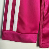 2014/2015 RMA Away Pink Long Sleeve Retro Soccer Jersey (长袖)