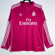 2014/2015 RMA Away Pink Long Sleeve Retro Soccer Jersey (长袖)