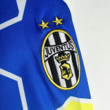 1997/1998 JUV Third  Long Sleeve  Retro Soccer Jersey