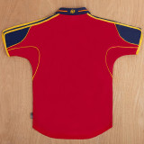 2000 Spain Home Retro Soccer Jersey(No number不带号）