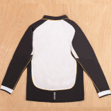 2001/2002 Man Utd 100th Centenary Gold White Two-Sided  Long Sleeve Retro Soccer Jersey