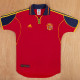 2000 Spain Home Retro Soccer Jersey(No number不带号）
