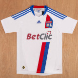 2010/2011 Lyon Home 60th Anniversary Edition Retro Soccer Jersey