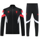 25/26 Man Utd Black Jacket Tracksuit