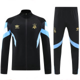 25/26 Argentina Black Jacket Tracksuit