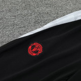 24/25 Man Utd Black  Hooded  Tracksuit