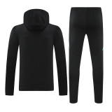 25/26 Argentina Black Hooded  Tracksuit