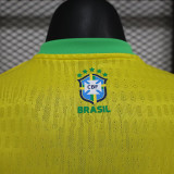 25/26 Brazil Christ statue Yellow  Player Version Soccer Jersey