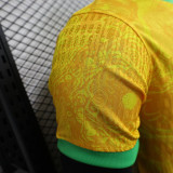 25/26 Brazil Christ statue Yellow  Player Version Soccer Jersey
