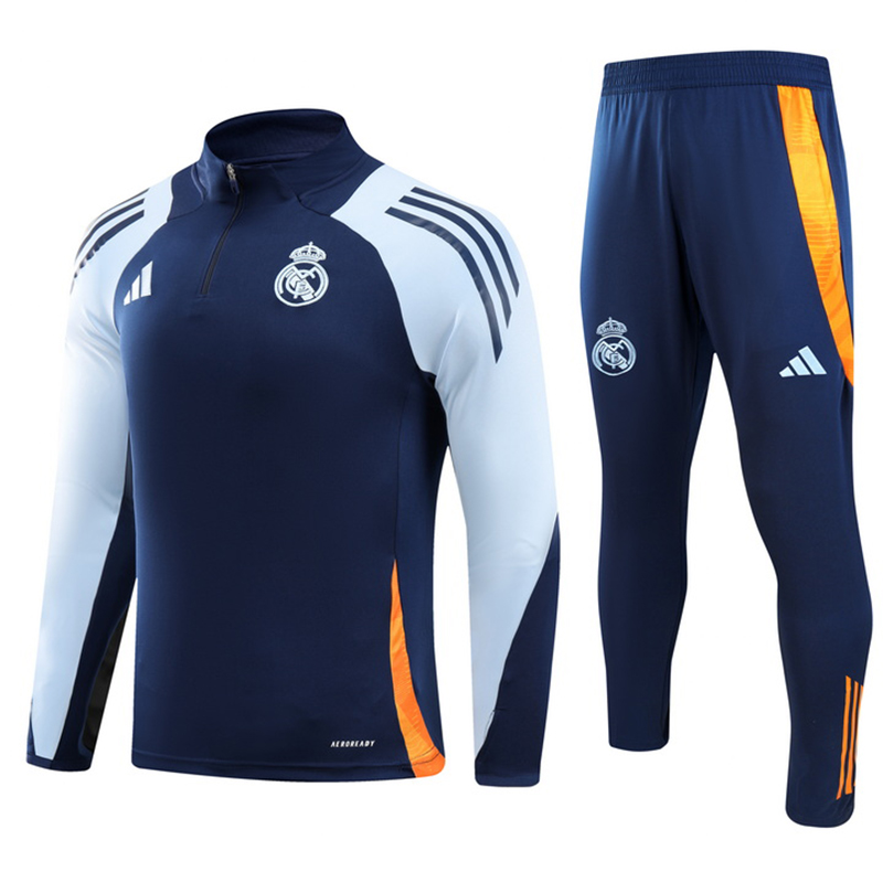 US$ 38.00 - 24/25 RMA Royal Blue& Blue sleeves Half Pull Tracksuit ...