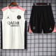 25 26 PSG Beige Tank top and shorts suit