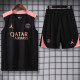 25/ 26 PSG Black Tank top and shorts suit