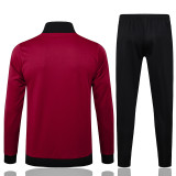25/26  Man Utd Maroon Jacket Tracksuit #A845
