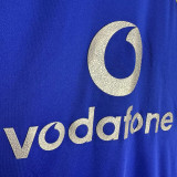 2002/2003 Man Utd Blue Long sleeve Retro Soccer Jersey