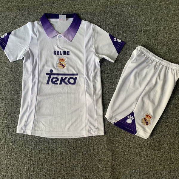 2000/2001 RMA Home Kids Retro Soccer Jersey