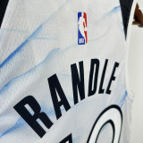 24/25 TIMBERWOLVES RANDLE #30 White City Edition Top Quality Hot Pressing NBA Jersey