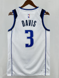 22/23 Dallas Mavericks DAVIS #3 White  Top Quality Hot Pressing  NBA Jersey