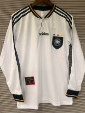 1996 Germany Home Retro Long Sleeve Soccer Jersey