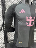 25/26 Inter Miami Away  Long Sleeve Player Version Soccer Jersey