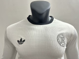 25/26 Germany White 125th Anniversary Edition  Long Sleeve  Player Version Soccer Jersey