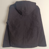 2025  Man Utd Black Assault  Hooded Windbreaker (黑队标）