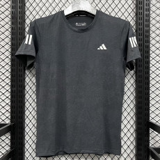 2025 T3374 AD Grey Blak Men's T-shirt Top灰黑色