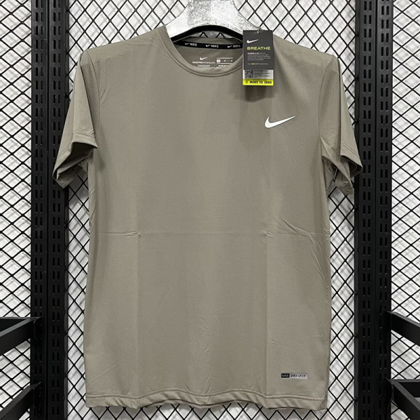 2025 T3334 NK khaki Men's T-shirt Top卡其色