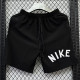 2025 D703 NK Black Casual shorts (白色NK英文）