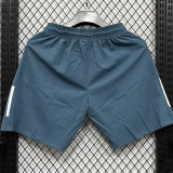 2025 DF2062 AD Lake Blue Casual shorts (湖蓝、裤侧带两白杠）