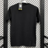 2025 T3334 NK Black Men's T-shirt Top黑色