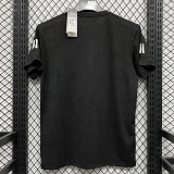 2025 T3374 AD Blak Men's T-shirt Top黑色