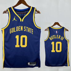 22/23 WARRIORS BUTLER III # 10 Royal Blue Flying Man Top Quality Hot Pressing NBA Jersey
