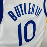 22/23 WARRIORS BUTLER III # 10 White Retro Edition Top Quality Hot Pressing NBA Jersey(V领)