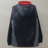 2025  Man Utd Black Hooded Windbreaker连帽