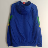 2025 Brazil Blue  Windbreaker