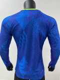 25/26 Brazil Away Long Sleeve  Player Version Soccer Jersey