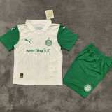 25/26  Palmeiras Away Kids  Soccer Jersey