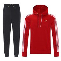 2025 AD Snake Year Commemorative Edition Red Hoodie Suit