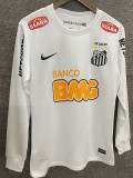 2011/2012 Santos FC Home Long Sleeve Retro Soccer Jersey