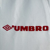 1998/1999 Man Utd Anniversary Edition White  Retro Soccer Jersey