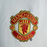 1998/1999 Man Utd Anniversary Edition White  Retro Soccer Jersey