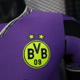 25/26 Dortmund Goalkeeper Purple Player Version Soccer Jersey