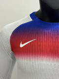 25/26  England Home Long Sleeve  Player Version Soccer Jersey带星