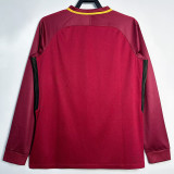 2017/2018 Roma Away Long Sleeve Retro Soccer Jersey