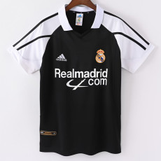 2001/2002 RMA Black Retro Soccer Jersey
